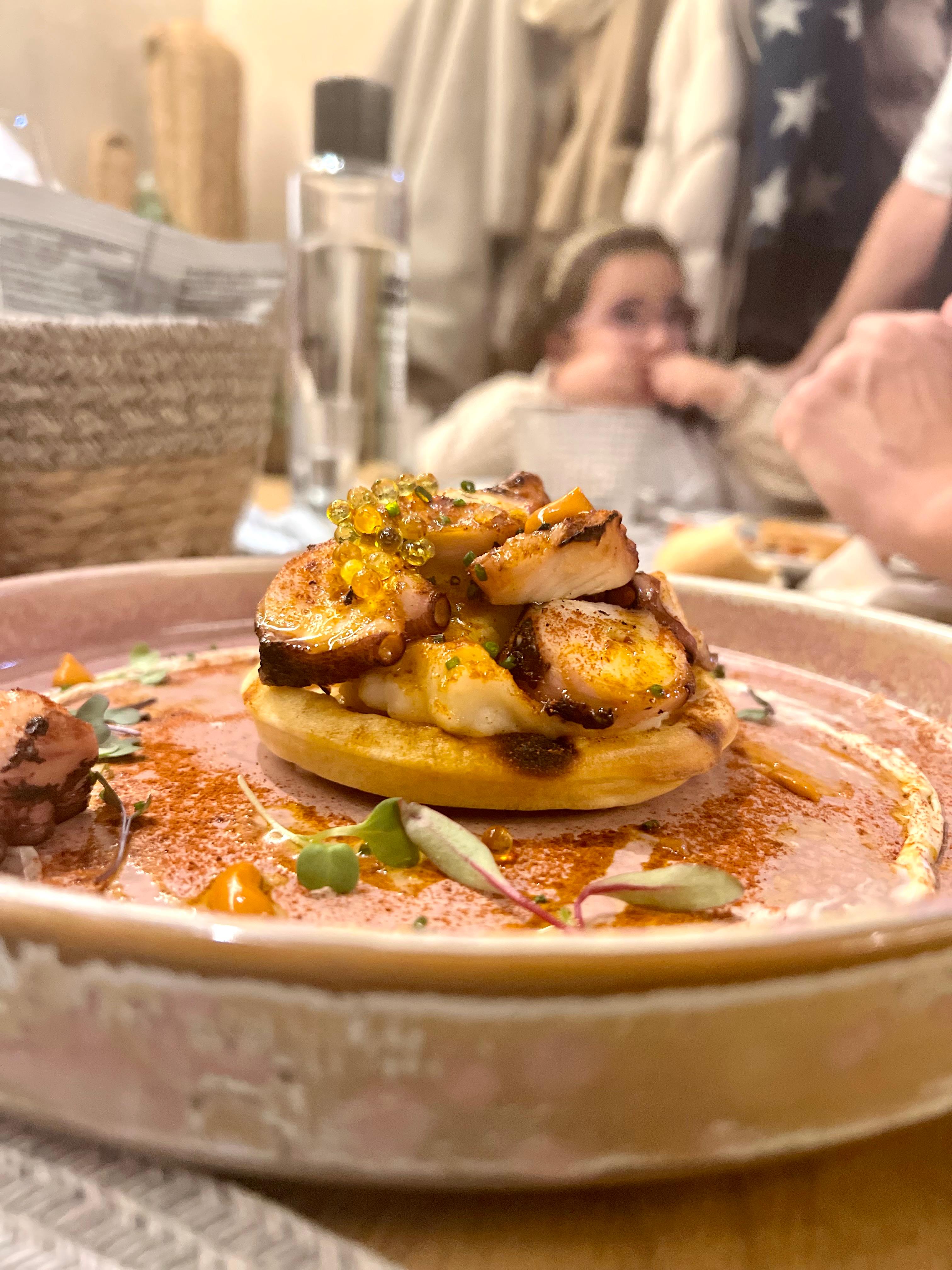 Gofre de pulpo